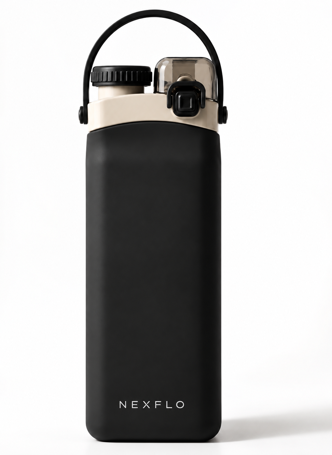 NEXFLO Collapsible Water Bottle – Obsidian Black