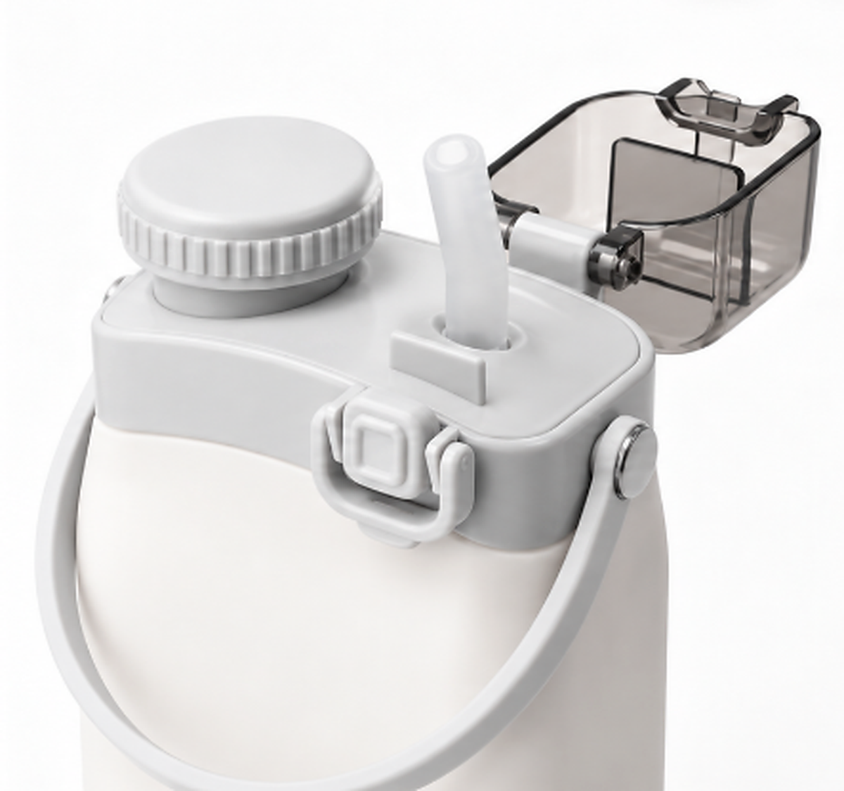 NEXFLO Collapsible Water Bottle – Pearl White