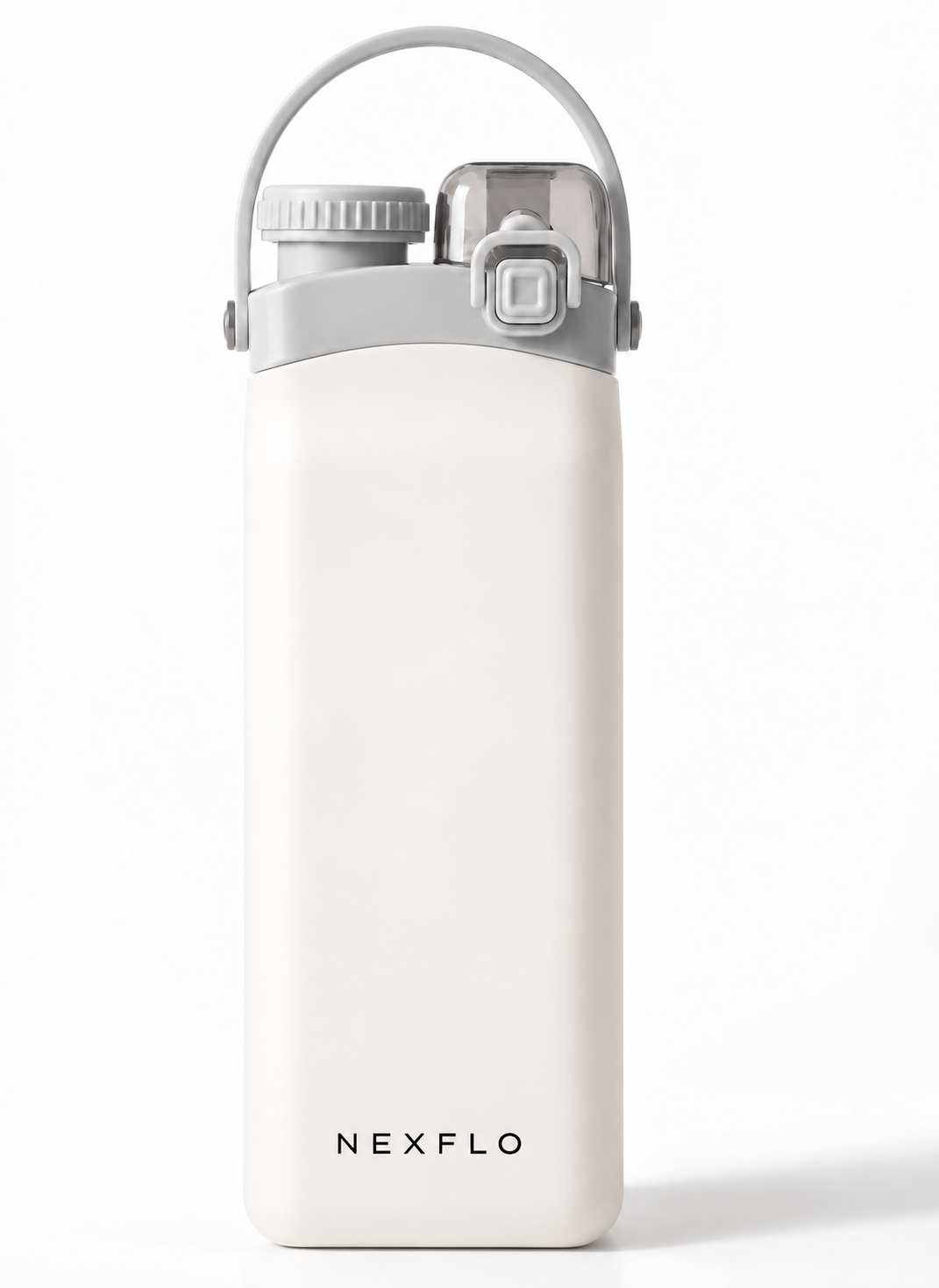 NEXFLO Collapsible Water Bottle – Pearl White
